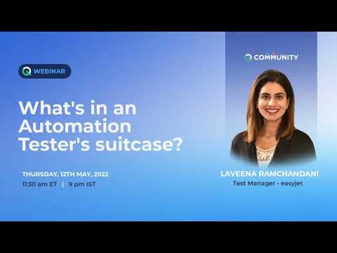 What's in an Automation Tester's suitcase?