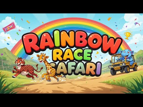 Rainbow Race Safari |poem| |kinder garden poem| #poem