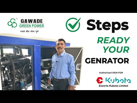 Daily Check Points  || Controller Information of  Escorts-Kubota Diesel Generator. Gawade Green Pune