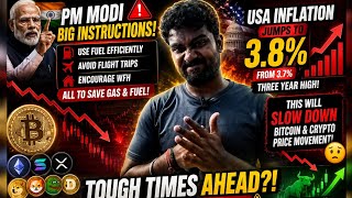 Bitcoin Bull Run Delay Ah? 😳 USA Inflation Shock + Modi Warning Signals! 🚨