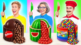 Me vs Grandma Cooking Challenge | Creative Food Hacks by Multi DO Challenge