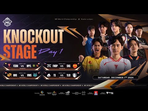 Knockout Stage Day 1 | M6 MLBB