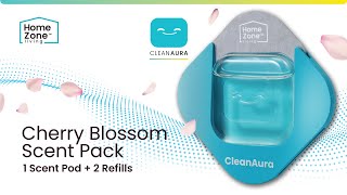 CleanAura Cherry Blossom Scent Pack for Trash Bins #trashbin #trashsmells