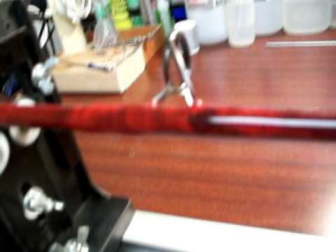 Custom built marbeled red jigmaster.