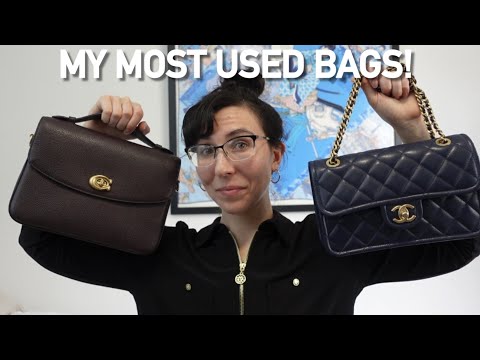 MY MOST USED CONTEMPORARY AND LUXURY BAGS! Ft. Chanel, Coach, Louis Vuitton, and more!