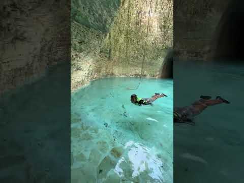 Exploring a Hidden Cave Pool! 😳💧 Water So Clear It Looks Unreal!