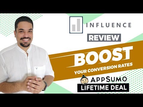 Influence Review & Walkthrough - Boost Your Conversions & Sales [AppSumo Lifetime Deal]