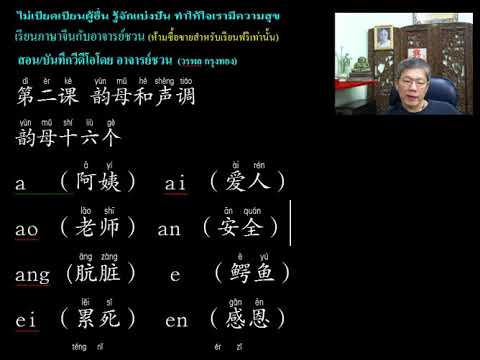 basic1+02 สอนเสียงสระในภาษาจีนสำหรับผู้ไม่มีพื้นฐานเลย