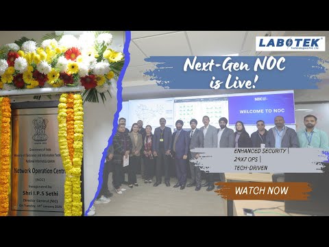 Renovation of i-NOC at NIC Headquarters, CGO Complex – Powered by Labotek Technologies