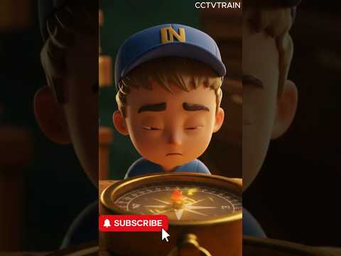 Einstein and the Magic Compass 🧭 | 1-Minute Kids Story About Curiosity & Wonder #EinsteinForKids