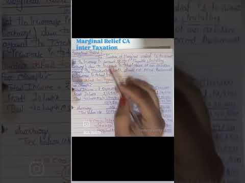 CA intermediate Basic concepts Marginal Relief #cainter#caintermediate #castudents #castudymaterial
