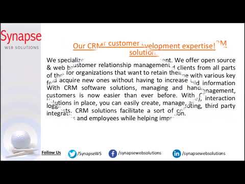 SynapseWebSolutions CRM Software Development Services