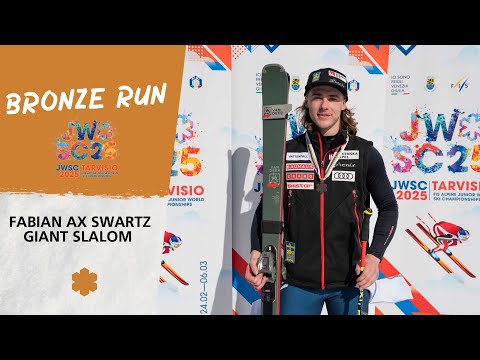 Tarvisio 2025 - Fabian Ax Swartz bronze medal run | FIS Alpine