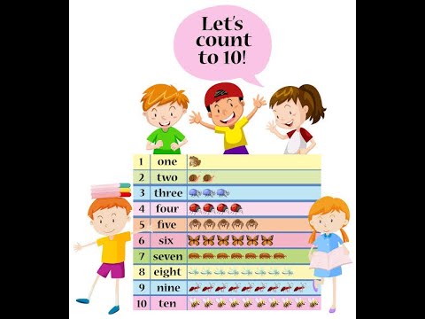 Counting numbers for kids| number song | learn numbers 1 to 10| learn numbers 1 to 10