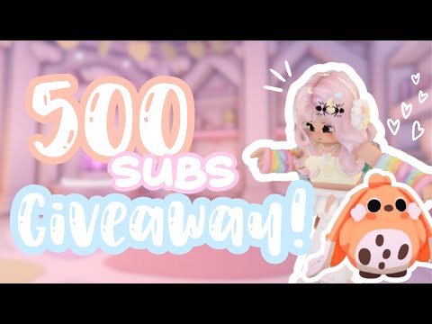 °•*⁀➷ [CLOSED] 500 Subscriber Giveaway! - #adoptme #adoptmegiveaway ⋆ ˚｡⋆୨୧˚