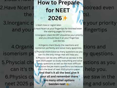 #neet2026preparation #neetmotivation #neetstrategy #subscribemychannel