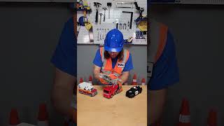 Rescue Vehicles Fire Truck with Handyman Hal #handymanhal #firetruck