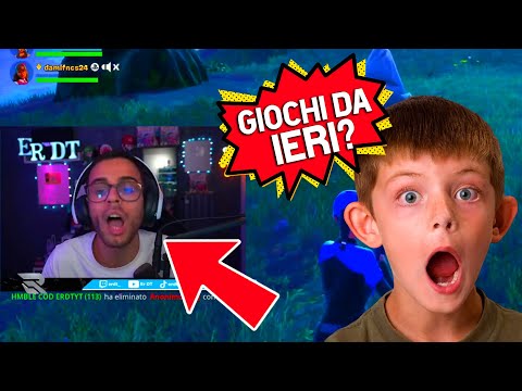 FINGO DI GIOCARE DA UN GIORNO e TROLLO un BAMBINO di 8 ANNI su FORTNITE!!