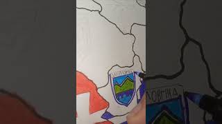 Montenegro Map - Part 6 #montenegro  #flagdrawing #map #mapdrawing  #црнагора #crnagora