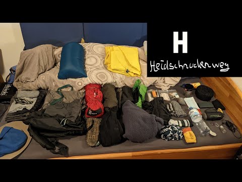 Was nehme für 10 Tage Wanderung mit Zelt mit? Packliste und Vorbesprechung: Heidschnuckenweg
