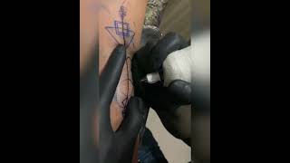 Getting my 3rd Tattoo ❤️🖤 #shorts #getinked #tattoo2023