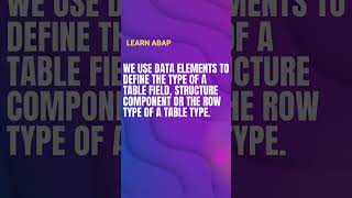 What is data element in data dictionary in SAP ABAP? #abap #sapabap