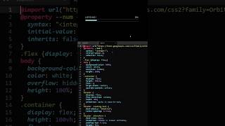 Animated Progress bar in css #progressbar #animation #laoder #webdesign #webdevelopment