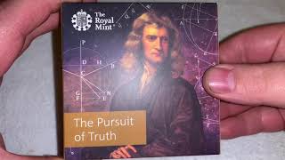 2017 Sir Isaac Newton silver proof 50p