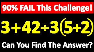 90% of People GIVE UP! Can YOU Solve This Tricky Math Challenge? 😵‍💫🧠