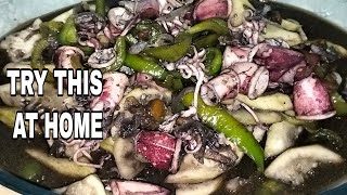 PUSIT AT UPO GUISADO | QUICK COOKING AND SIMPLE RECIPE | LUTONG PINOY | LUTONG OFW