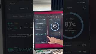 Day 26 of 30 Sleep Improvement Challenge #whoop #sleepchallenge #datatracking #dontdie #smartersleep