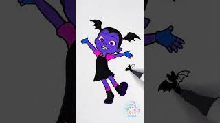 🎨✨ Glittery Reverse Magic with Vampirina!