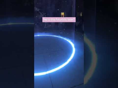 Would you dance in this futuristic laser?