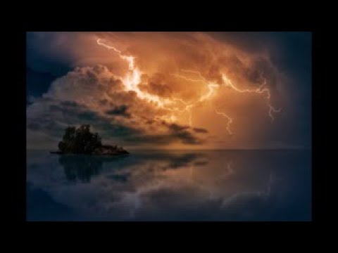 1 Hour Relaxing Thunderstorm with Whale Sounds