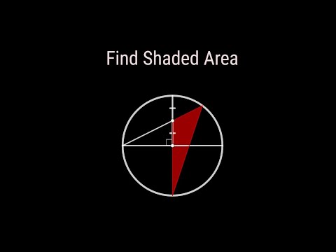 Find Area of Shaded region with An unexpected Solution!