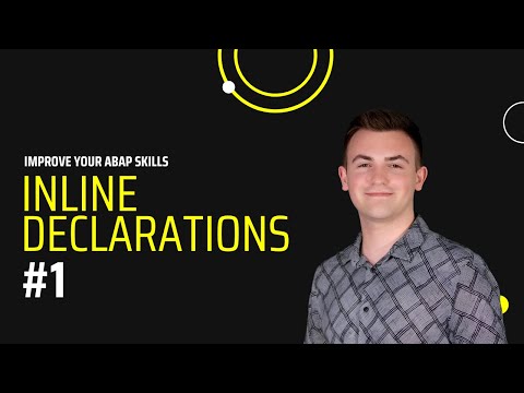 Improve Your ABAP Skills #1 | Inline Declarations