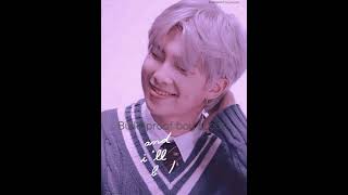You are my love 🥺💜 || #bts #namjoon #bestleader #bulletproofboyscouts