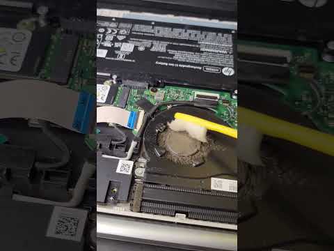 Cooling Fan Dust cleaning #laptoprepair #coolingfan