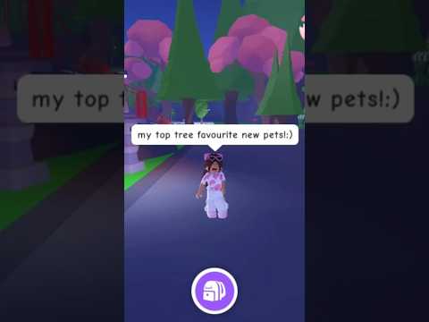 My top three new favourite pets!❤️🐶#roblox #newpet #robloxadoptme