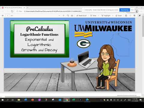 Exponential and Logarithmic Growth and Decay