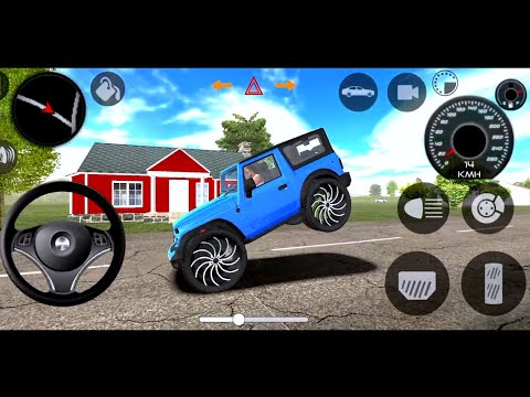 Dollar (Song) Modified Mahindra Blue thar 😈|| Indian Cars Simulator 3D || Android Gameplay Part 9