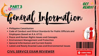 GENERAL INFORMATION - PART 3