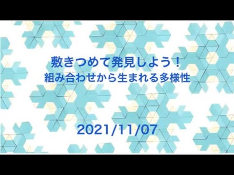 07-E17 敷きつめて発見しよう！ 組み合わせから生まれる多様性