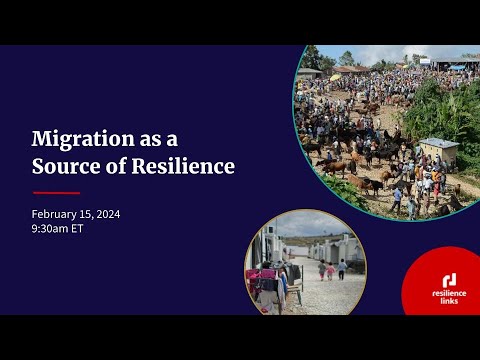 WEBINAR | Migration as a Source of Resilience
