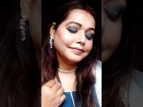 Self Party Makeover ✨💞.. Party Makeup tutorial 💖..#ytshorts #professional #mua #selfmakeuptutorial .