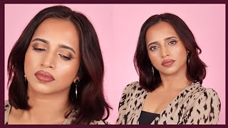 Maybelline : One Brand Makeup Tutorial : Dewy Bronze Full Coverage Glam Look