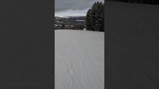 skiing cold smoke ⛷️ #skiing #406 #bozeman #montana #coldsmoke #bridgerbowl #visitmontana