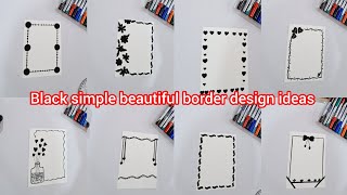 Easy and simple border design 