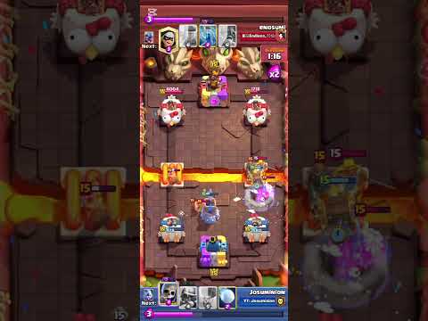 Perfect distraction on three musks 🤭 #clashroyale #balloon #supercell #gaming #subscribe #aura