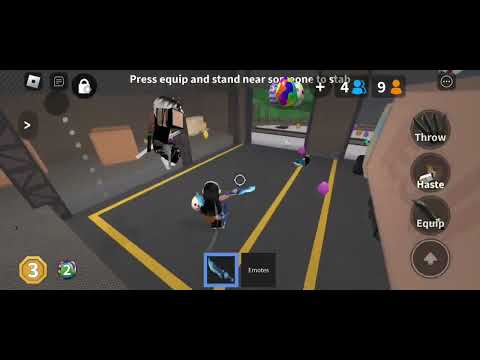 playing mm2 as a murd!